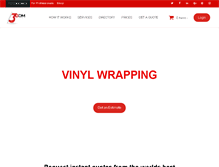 Tablet Screenshot of 3domwraps.com